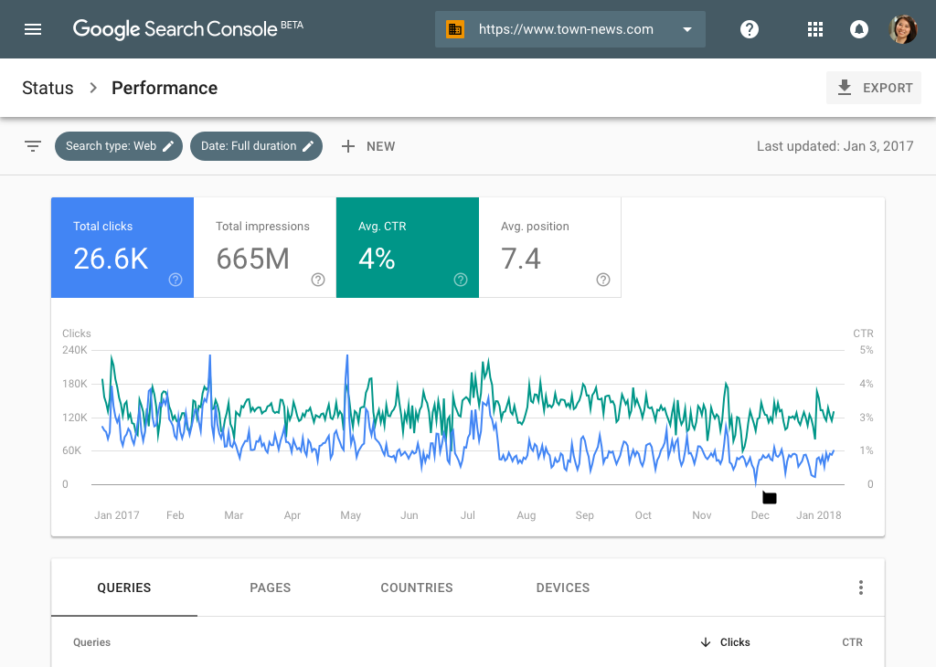 출처 : https://webmasters.googleblog.com/2018/01/introducing-new-search-console.html